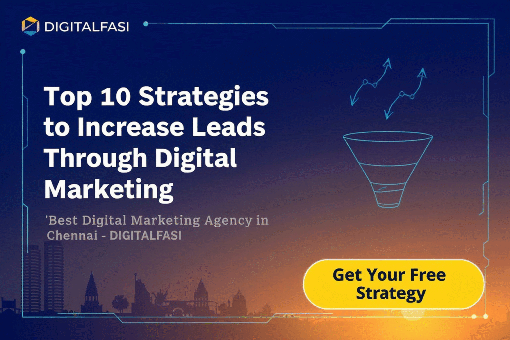 "Top 10 Strategies to Increase Leads Through Digital Marketing"